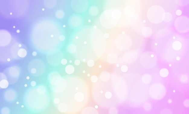 Fondo con un gradiente de arco iris vibrante con un efecto bokeh suave la transición de colores