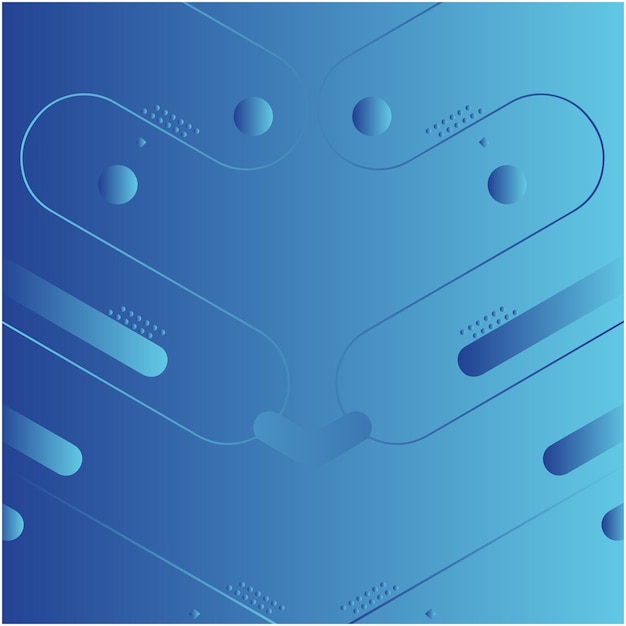 Fondo de gradiente azul abstracto Línea borrosa telón de fondo de agua Ilustración vectorial para su gráfico