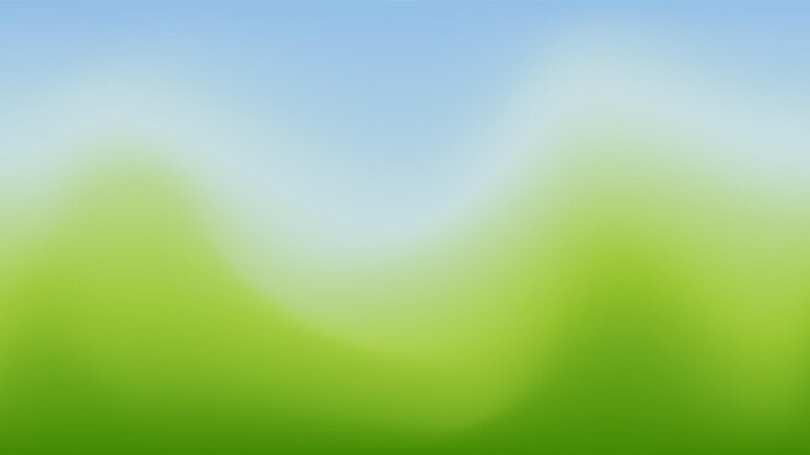 fondo de gradiente azul borroso verde abstracto ondulado naturaleza de primavera luces horizontales sol eco