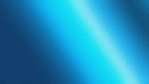 Fondo de gradiente azul brillante abstracto con textura granulada
