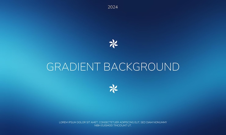 Vector fondo de gradiente azul con efectos de luz