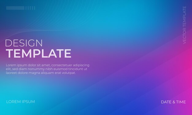 Fondo de gradiente azul y magenta para proyectos de diseño