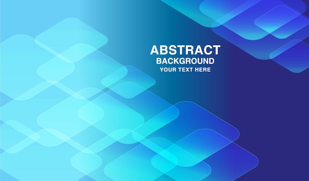 Fondo de gradiente de color azul abstracto para el diseño de la portada del cartel