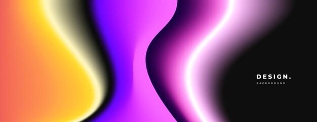 Fondo de gradiente de color fluido telón de fondo de gradación de líquido abstracto diseño vibrante abstracto