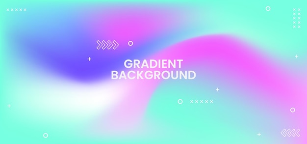 Un fondo con gradiente de colores con un texto blanco que dice Fondo gráfico