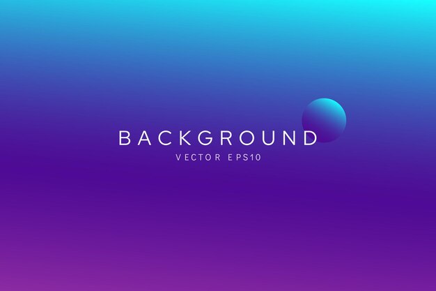 Fondo gradiente con combinación de colores futuristas de diseño vectorial púrpura rosa y azul