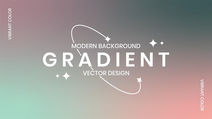Vector fondo gradiente con diseño moderno inscrito diseño