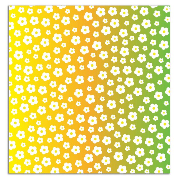 Fondo gradiente con diseño de patrón de flores Desi por encima