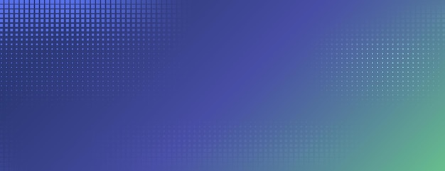 Fondo gradiente con fondo de textura de medio tono punteado en azul y verde