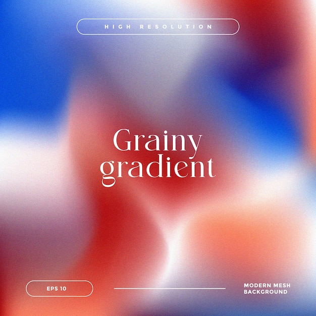 Fondo de gradiente granulado de color vectorial libre