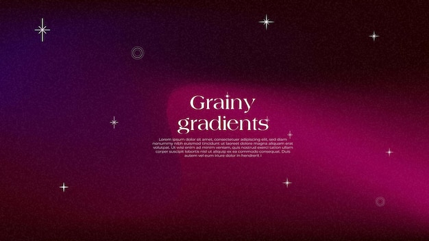 Fondo con gradiente granulado con colores suaves y efectos brillantes