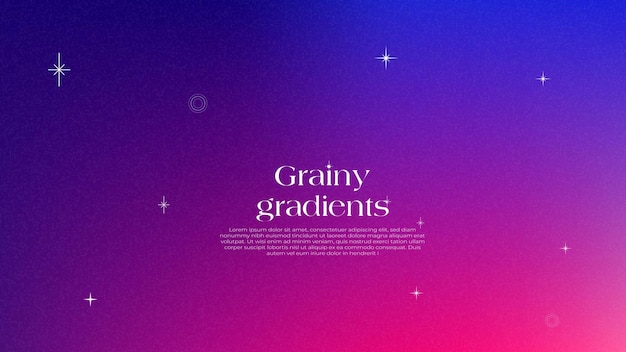 Fondo con gradiente granulado con colores suaves y efectos brillantes