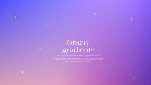 Fondo con gradiente granulado con colores suaves y efectos brillantes