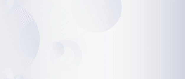 Fondo de gradiente gris abstracto con forma de círculo dinámico y líneas con tecnología digital moderna