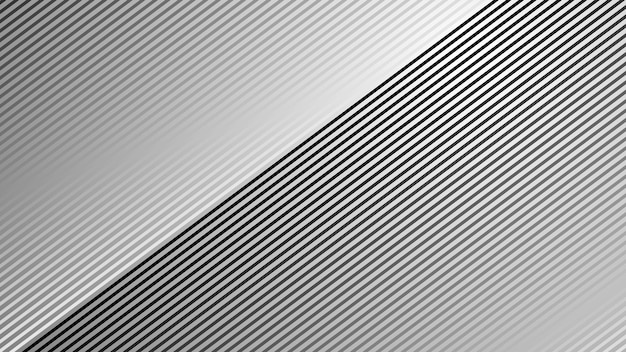 Fondo de gradiente gris con patrón de rayas de línea para el fondo o la presentación