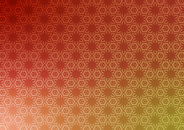 Fondo de gradiente hexagonal geométrico de línea de luz roja