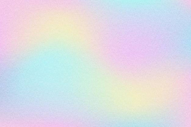 Fondo de gradiente holográfico Mezcla suave de colores pastel Textura de ruido granulado