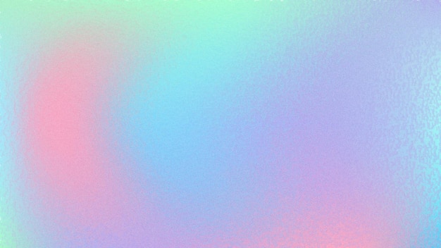 Fondo de gradiente holográfico de textura granulada