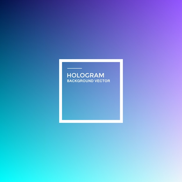 Fondo de gradiente de holograma