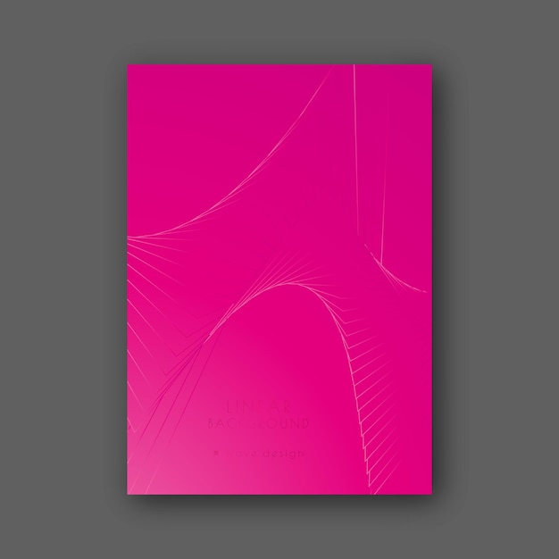 Fondo de gradiente de líneas paralelas Composición geométrica abstracta Una idea para la portada del embalaje, el panfleto o el diseño de interiores