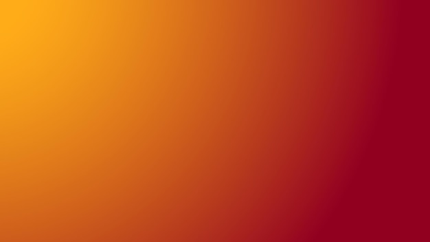 Fondo de gradiente liso amarillo y rojo con foco para el fondo o la presentación
