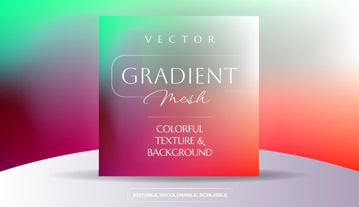 Vector fondo de gradiente de malla