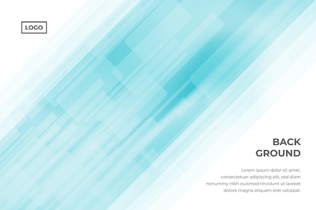 Fondo de gradiente moderno con formas curvas Vector libre