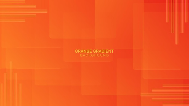 Fondo de gradiente naranja abstracto