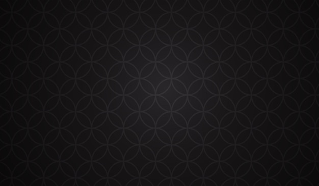 Fondo de gradiente negro de 4K con una impresión geométrica