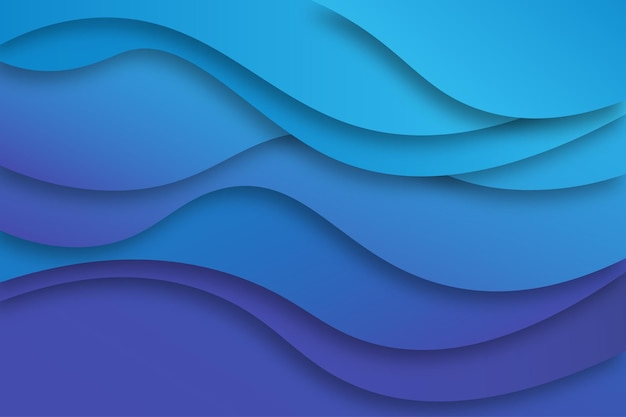 fondo de gradiente de onda azul fondo azul abstracto