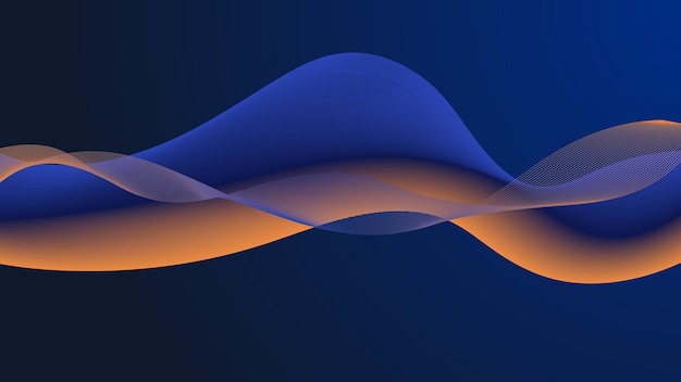 Fondo con gradiente de onda de colores