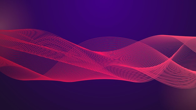 Fondo con gradiente de onda de colores