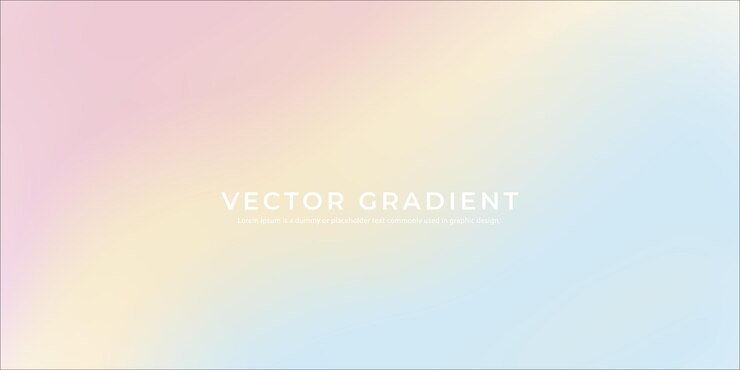 Vector fondo de gradiente pastel suave ilustración vectorial