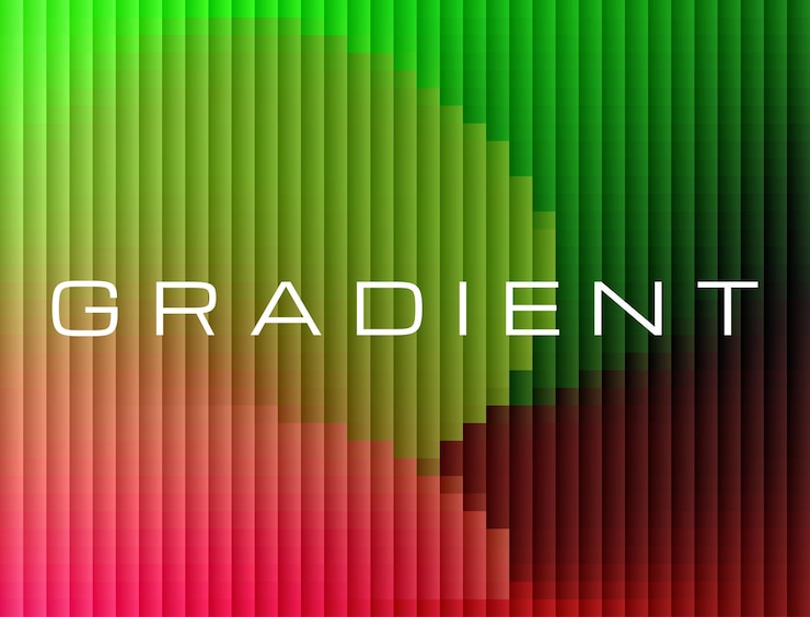 Vector fondo con gradiente de píxeles