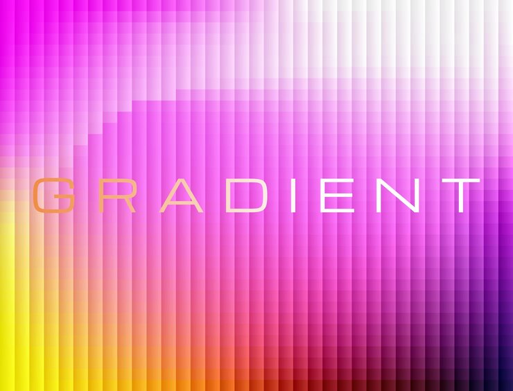 Vector fondo con gradiente de píxeles