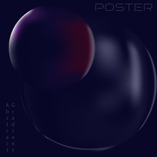 Fondo gradiente plantilla para portada de póster de redes sociales diseño interior de banner e idea creativa