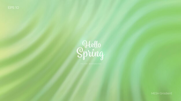 Fondo de gradiente de primavera telón de fondo de gradiente natural brillante telón de Fondo verde con transiciones suaves Telón de fondo verano o primavera Templo de fondo ecológico genial para portadas cartel banner ilustración vectorial