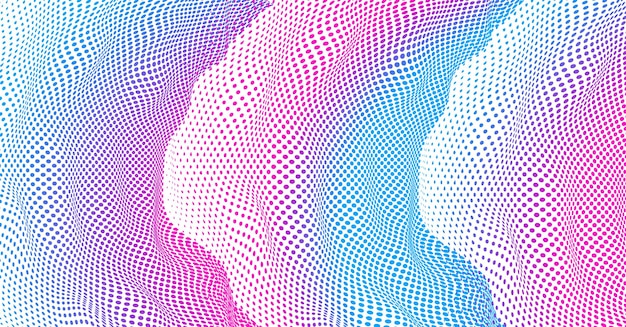 Fondo con gradiente de puntos de tonalidad