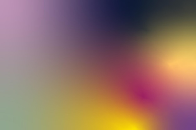 Un fondo de gradiente púrpura amarillo y azul