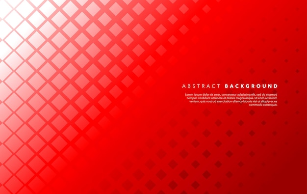 El fondo de gradiente rojo y blanco para el diseño de la presentación y el telón de fondo
