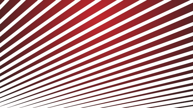 Fondo de gradiente rojo con línea de rayas para fondo o presentación