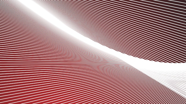 Fondo de gradiente rojo con línea de rayas para fondo o presentación