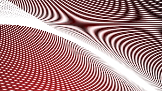 Fondo de gradiente rojo con línea de rayas para fondo o presentación