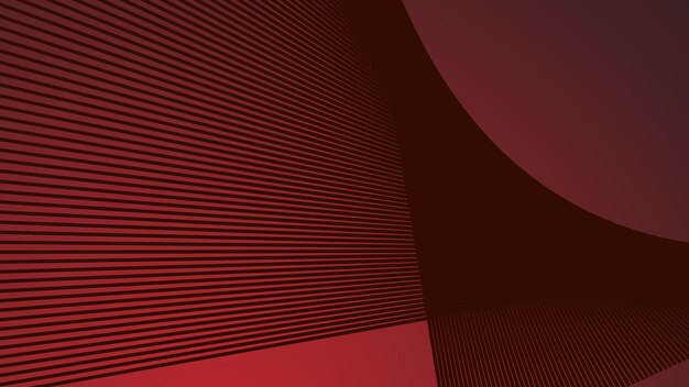 Fondo de gradiente rojo con línea de rayas para fondo o presentación