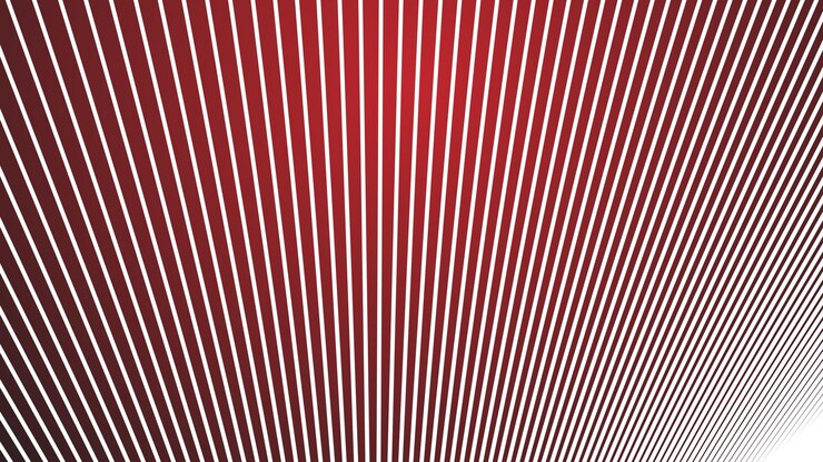 Vector fondo de gradiente rojo con línea de rayas para fondo o presentación