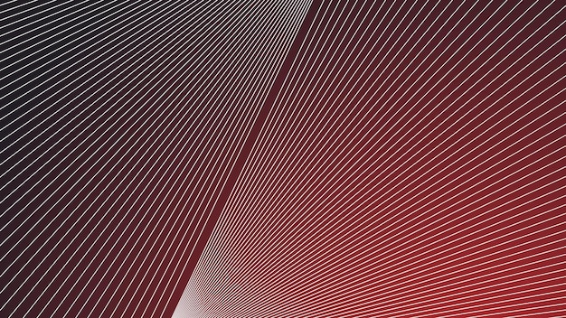Fondo de gradiente rojo con línea de rayas para fondo o presentación