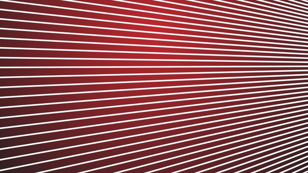 Fondo de gradiente rojo con línea de rayas para fondo o presentación