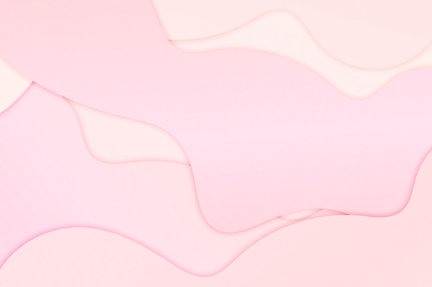 Fondo de gradiente rosa y naranja con formas onduladas abstractas