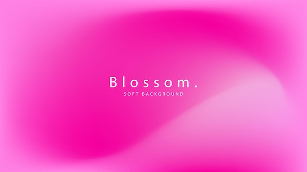 Fondo de gradiente rosa suave Textura borrosa de color de flor plantilla para cartel de banner papel tapiz de página de aterrizaje publicidad y presentación