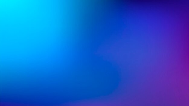 Fondo de gradiente suave Pantalla azul colorida abstracta Ilustración vectorial de color mínima